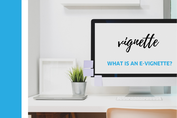 What is an e-vignette?