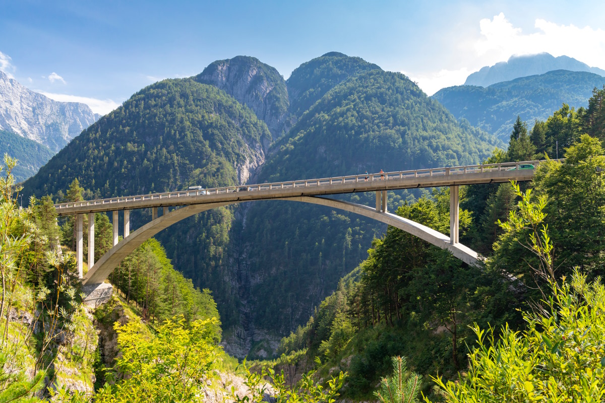Bild mit Autobahn in Slowenien